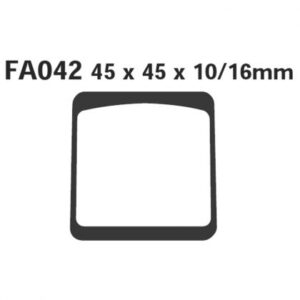 Pastillas de Freno Moto EBC FA042 Yamaha RD 125 D-dx 1973-1975
