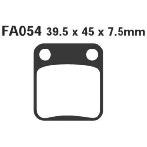Pastillas de Freno Moto Sinterizadas EBC FA054HH Honda MB 50 1980-1982