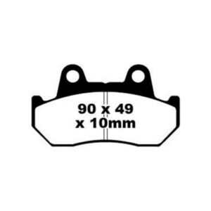 Pastillas de Freno Moto Sinterizadas EBC FA069/3HH Honda CB 1100 R 1980-1982