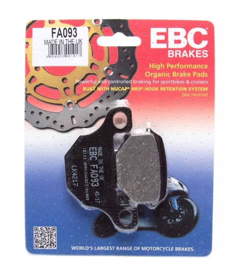 Pastillas de Freno Moto EBC FA093 Aprilia RS4 125/replica (4-takter) 2013-2016