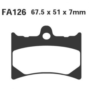 Pastillas de Freno Moto TT EBC FA126TT Aprilia AF1-125 REPLICA 1989-1991
