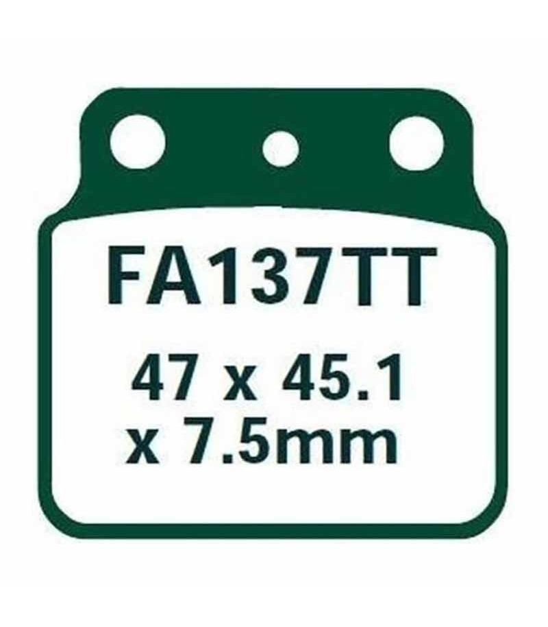 Pastillas de Freno Moto TT EBC FA137TT Kawasaki KFX 400 Desde 2003
