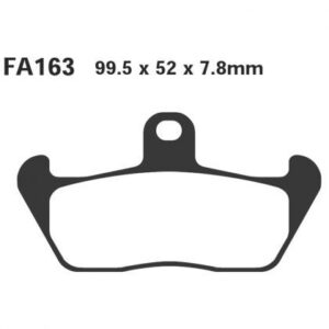Pastillas de Freno Moto EBC FA163 Aprilia TUAREG WIND 600 1988-1991