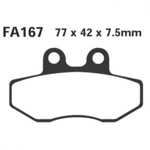 Pastillas de Freno Moto Sinterizadas EBC FA167HH Aprilia CLASSIC 125 1997-2001