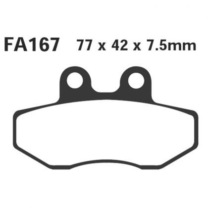 Pastillas de Freno Moto EBC FA167 Aprilia CLASSIC 125 1997-2001