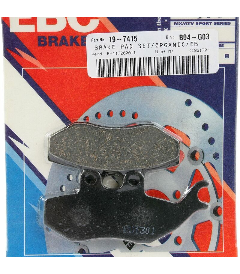 Pastillas de Freno Moto EBC FA194 Aprilia ETX 125 ENDURO 1998-2003