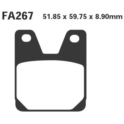 Pastillas de Freno Moto EBC FA267 Yamaha Yzf-r1 2007-2008