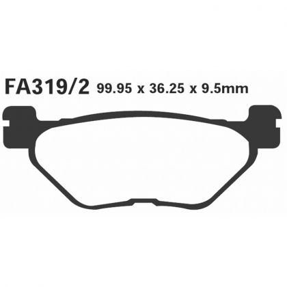 Pastillas de Freno Moto Sinterizadas EBC FA319/2HH Yamaha FJR 1300 2001-2002