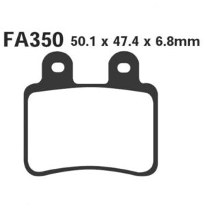 Pastillas de Freno Moto TT EBC FA350TT Yamaha XT 125 R Desde 2005