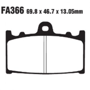 Pastillas de Freno Moto Sinterizadas EBC FA366HH Suzuki C 1500 INTRUDER (vl 1500) 2005-2009