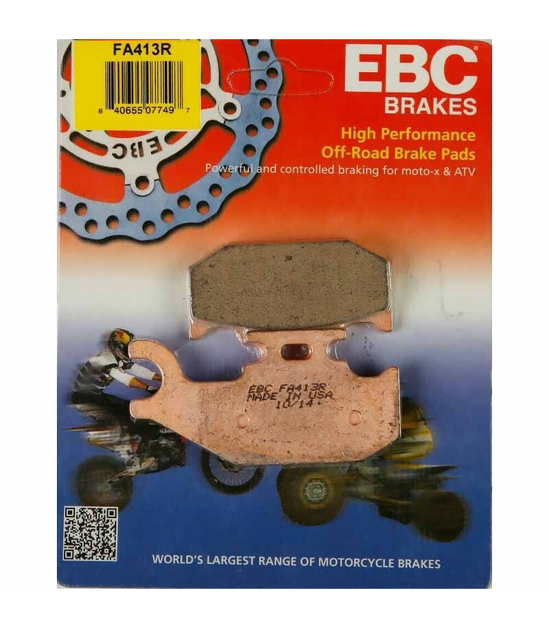 Pastillas de Freno Moto R EBC FA413R Suzuki Lt-a 700 X KING QUAD 2005-2007