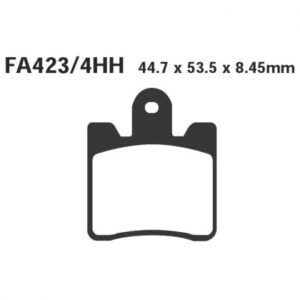 Pastillas de Freno Moto Sinterizadas EBC FA423/4HH Triumph TROPHY / SE Desde 2013