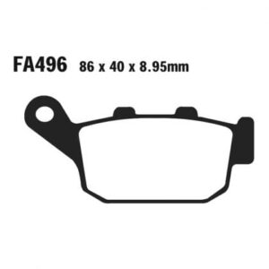 Pastillas de Freno Moto EBC FA496 Honda CB 300 R NEO SPORTS Café Desde 2018