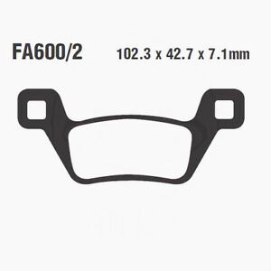 Pastillas de Freno Moto R EBC FA600/2R Kymco MXU 550 EXI Desde 2013