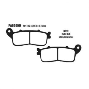 Pastillas de Freno Moto Sinterizadas EBC FA636HH Honda CROSSTOURER (vfr 1200 X/xd) 2012-2015