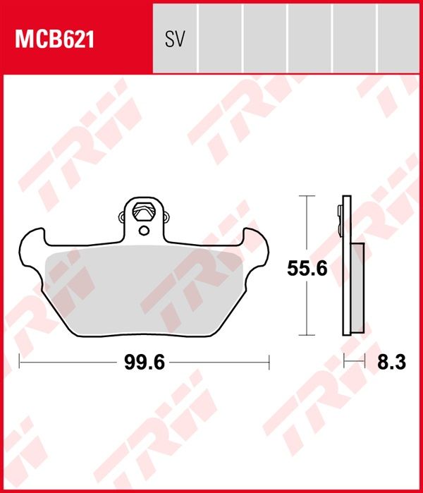 Pastillas de Freno TRW MCB621 BMW Moto K 1 1989-1993