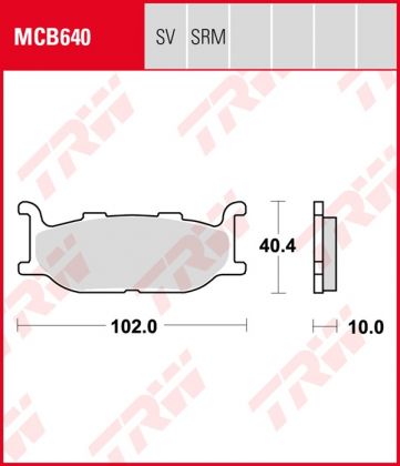 Pastillas de Freno Trw Yamaha T-max 500 Ant