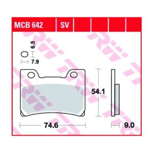Pastillas de Freno Trw Sinter Yamaha Fzr 1000exup Ant.