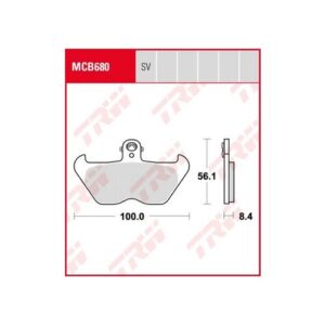 Pastillas de Freno Trw Sinter Bmw Serie K-r Ant1100/1200 90-02 Con...