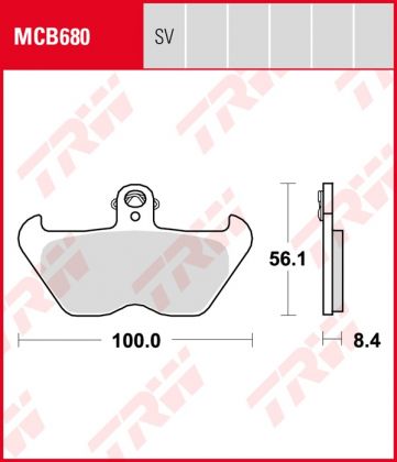 Pastillas de Freno Trw Bmw Serie K-r Ant.1100/1200 90-02 con Placa