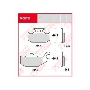 Pastillas de Freno Trw Scooter Sinter Suzuki Ux125/150 Sixteen...