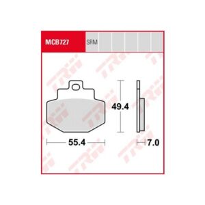 Pastillas de Freno Trw Scooter Gilera Runner125/180/200