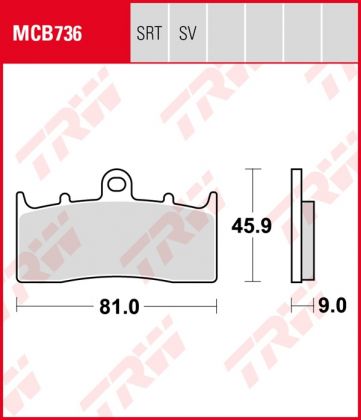 Pastillas de Freno Trw Bmw R 1200/1300r/rt Ant.