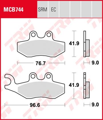 Pastillas de Freno Trw Scooter Sinter X8-X9-Beverly