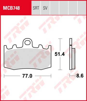 Pastillas de Freno Trw Bmw R1150/K12 Ant00-