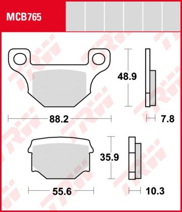 Pastillas de Freno Trw Suzuki Gs125