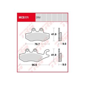 Pastillas de Freno Trw Scooter X9 125/250 05-06ant.dx