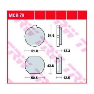 Pastillas de Freno Trw Kawa Z650/1000 77-