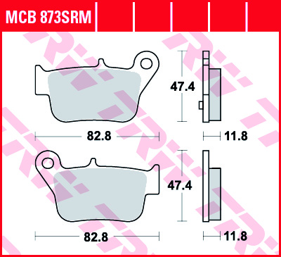 Pastillas TRW Scooter Sinter SYM Maxysym
