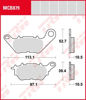 Pastillas de Freno Trw Yamaha Mt-03 320yzf R3 16- Post