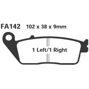 Pastillas de Freno Scooter EBC SFA142 BMW C 600 SPORT 2012-2015