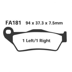 Pastillas de Freno Scooter EBC SFA181 Aprilia SRV 850/abs Desde 2012