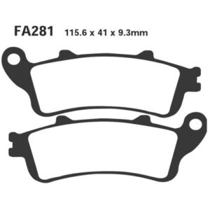 Pastillas de Freno Scooter EBC SFA281 Honda FES 125 PANTHEON (2-takter) 1998-2002