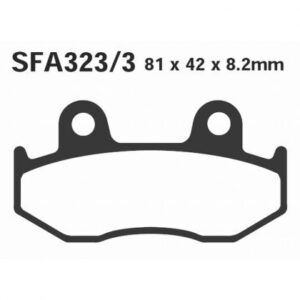 Pastillas de Freno Scooter Sinterizadas EBC SFA323/3HH Suzuki AN 250 BURGMAN 1999-2001