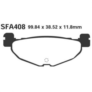 Pastillas de Freno Scooter EBC SFA408 Yamaha T-max 500 (xp 500) 2001-2003