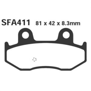 Pastillas de Freno Scooter Sinterizadas EBC SFA411HH Suzuki AN 250 BURGMAN 1999-2001