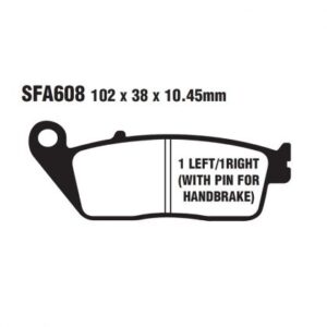Pastillas de Freno Scooter EBC SFA608 Kymco MYROAD 700I ABS Desde 2011