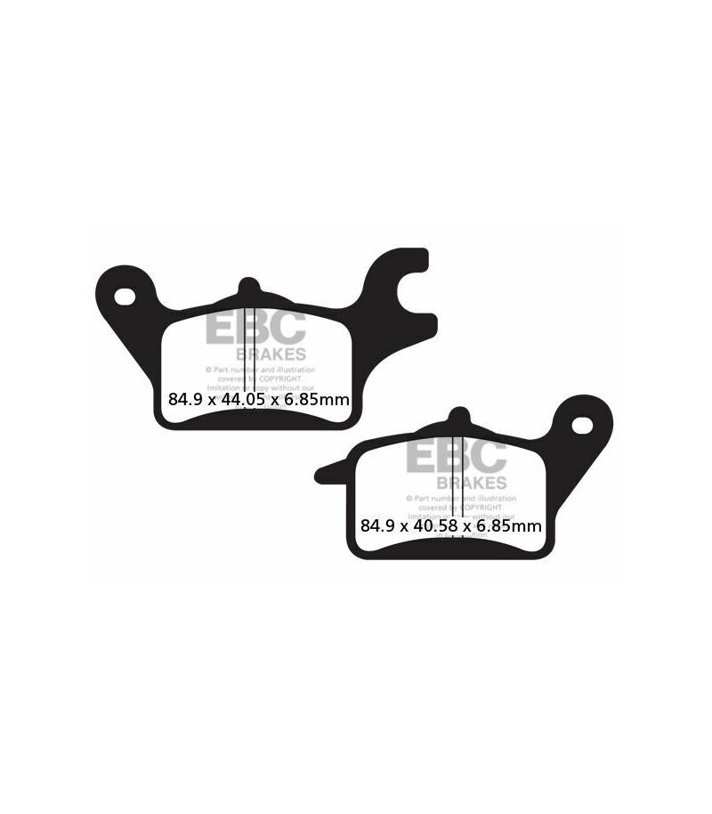 Pastillas de Freno Scooter EBC SFA625 Honda WAVE 110 I (afs 110 2 Sh) 2012-2016