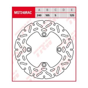 Disco de Freno Fijo Racing TRW MST240RAC Honda CB 500 1993-1996