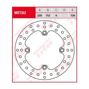 Disco de Freno Fijo TRW MST353 Husqvarna SM 125 S 2004-2005