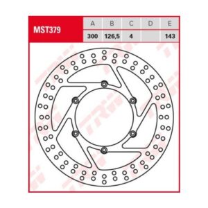 Disco de Freno Fijo TRW MST379 Ktm 620 LC4-E Adventure/rallye Desde 1997