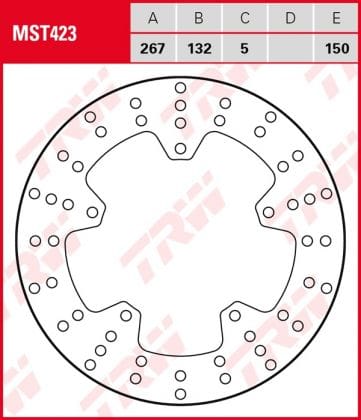 Disco de Freno Fijo TRW MST423 Yamaha Moto FZ8 2011-2012