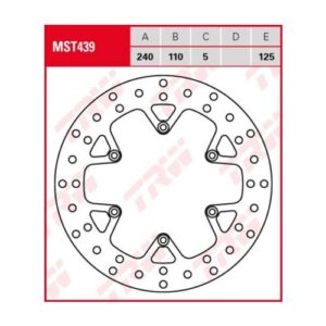 Disco de Freno Fijo TRW MST439 Husqvarna 701 SUPERMOTO 2015-2016