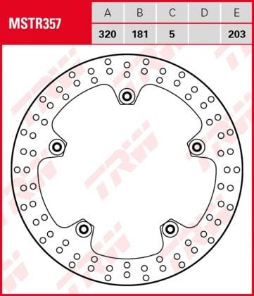 Disco de Freno Fijo Racing TRW MSTR357 BMW K 1200 GT 2003-2005